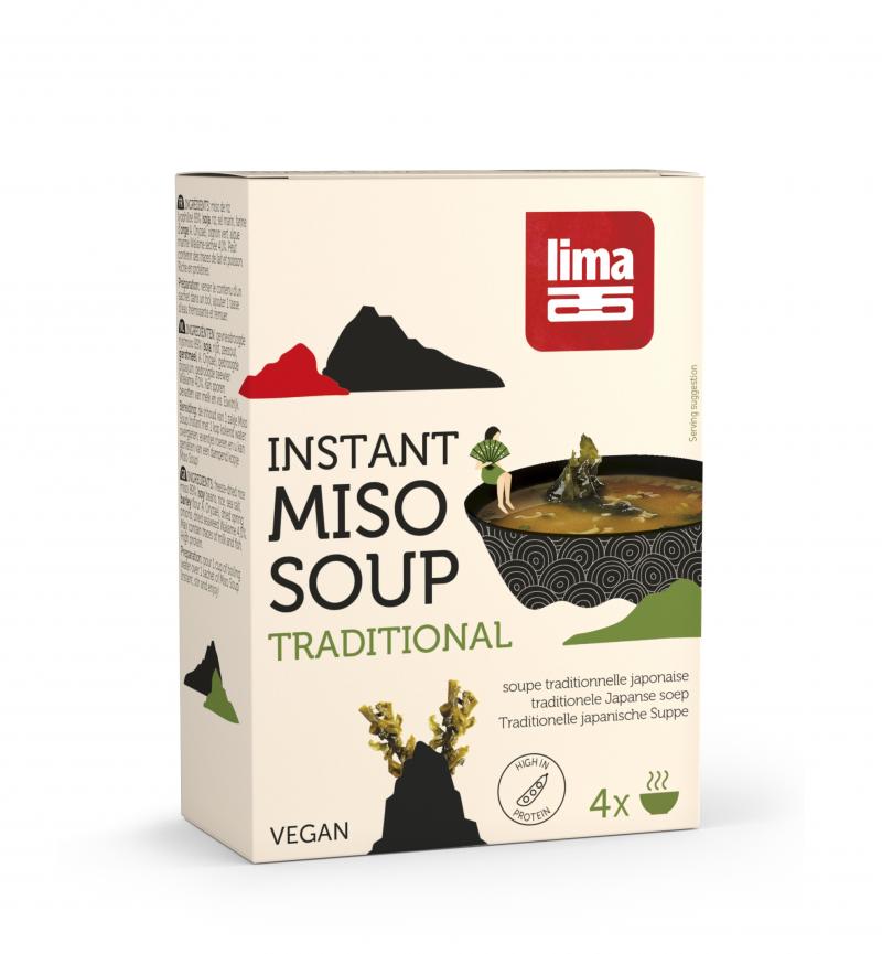 Lima Instant miso soupe traditionelle  4x10g